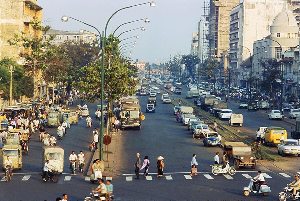 Vẻ đẹp Sài Gòn xưa qua những bức ảnh màu cực hiếm