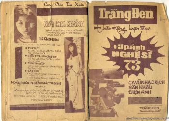 Hình ảnh ca sĩ, diễn viên trước 75 trên nhựt báo Đen Trắng
