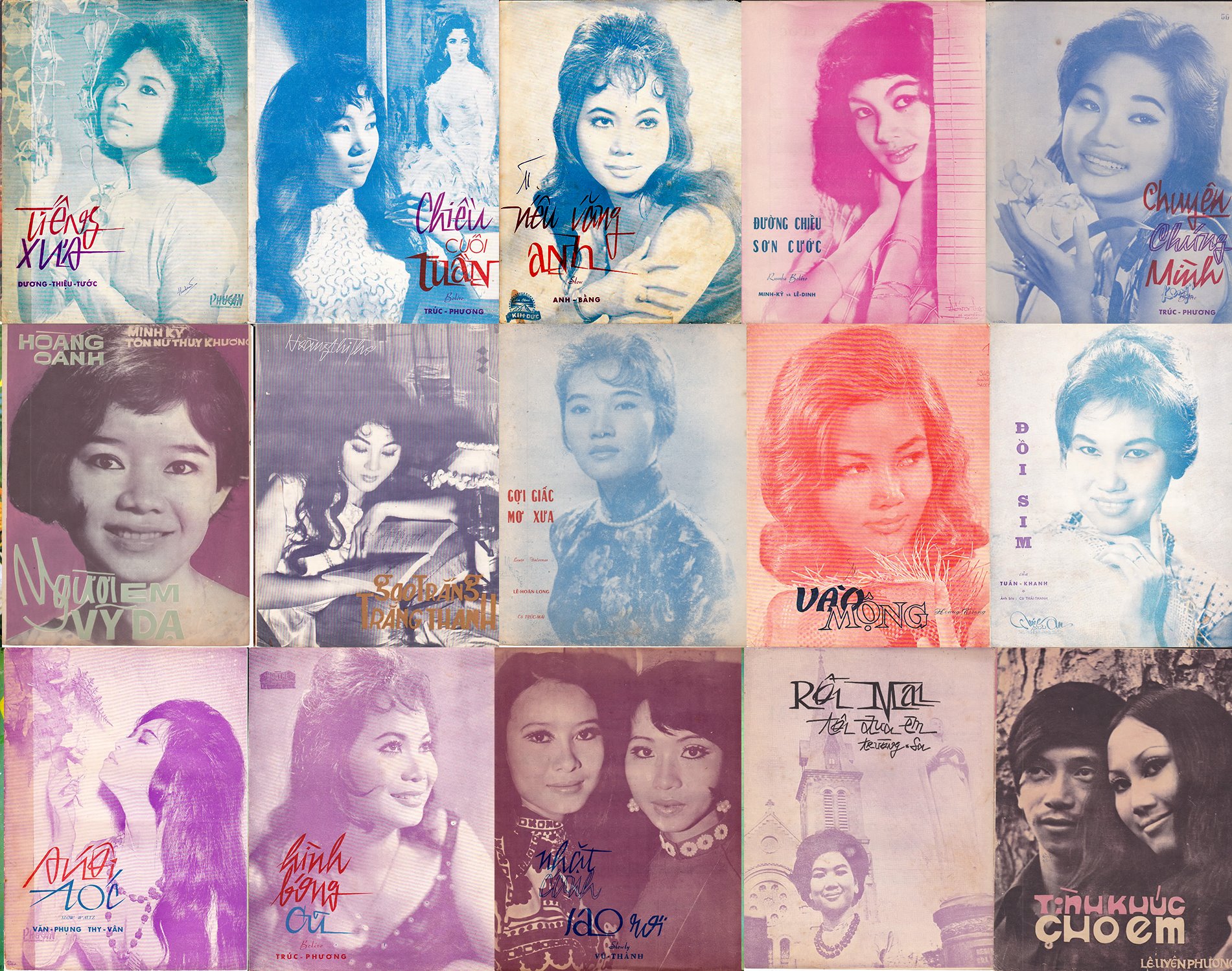 Danh ca Thanh Thúy - Nghệ sĩ xuất hiện nhiều nhất trên hình bìa tờ nhạc xưa