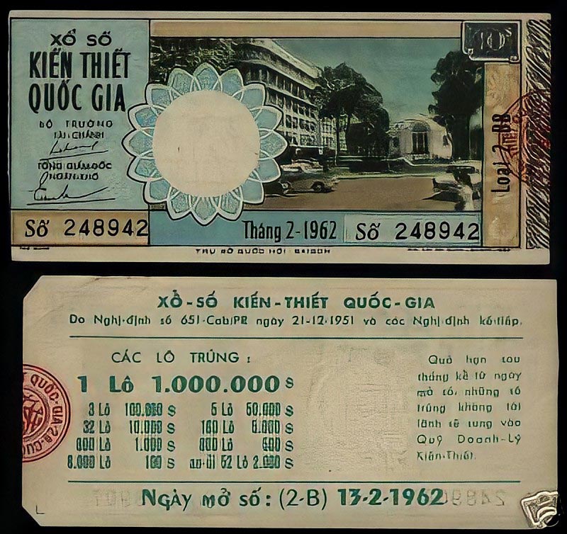 Đôi nét về xổ số ở Sài Gòn xưa: "Kiến thiết quốc gia, giúp đồng bào ta, xây đắp muôn người, được nên cửa nhà..."