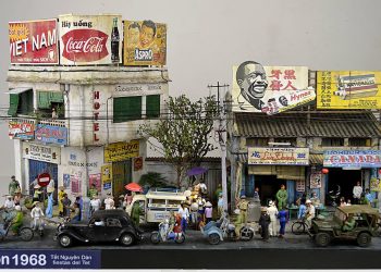 Sa bàn Sài Gòn 1968 – cả một Saigon xưa được thu nhỏ lại trong mô hình sắc sảo từng chi tiết