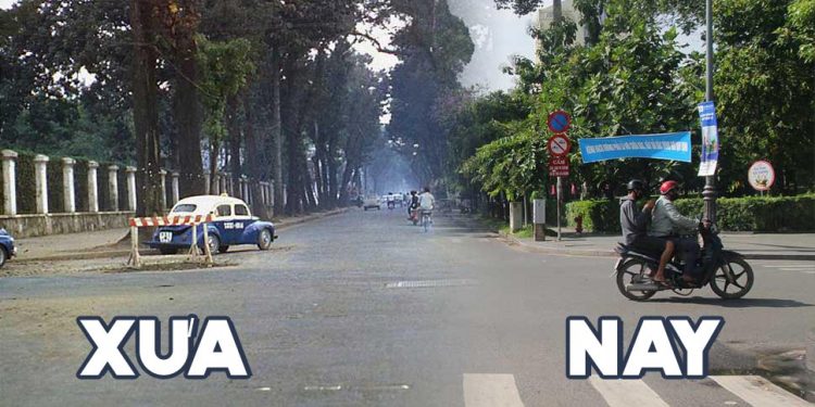 Hình ảnh so sánh đường Sài Gòn xưa và nay với cùng một góc ảnh – Phần 1: Đường Công Lý