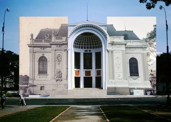 Hình ảnh xưa của Opera House – Nhà hát đầu tiên của Sài Gòn từng là trụ sở Quốc Hội và Hạ Nghị Viện