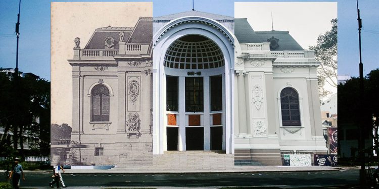 Hình ảnh xưa của Opera House – Nhà hát đầu tiên của Sài Gòn từng là trụ sở Quốc Hội và Hạ Nghị Viện