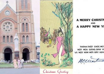 Ký ức về “Phố thiệp Giáng sinh” ở Vương Cung Thánh Đường Sài Gòn năm xưa