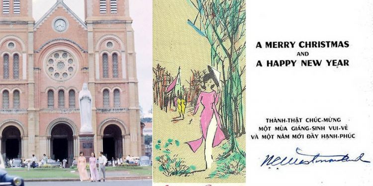 Ký ức về “Phố thiệp Giáng sinh” ở Vương Cung Thánh Đường Sài Gòn năm xưa