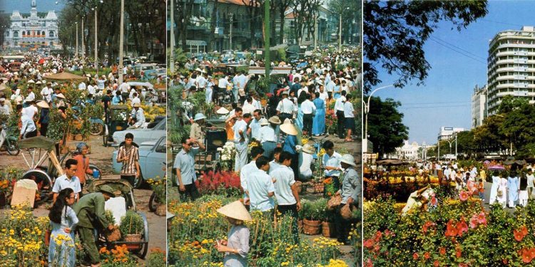 Lịch sử chợ hoa Nguyễn Huệ và những hình ảnh đẹp của Tết Sài Gòn trước năm 1975