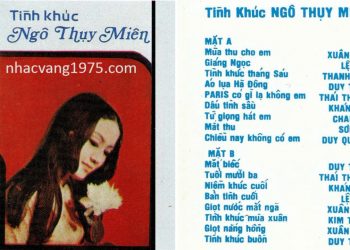 “Miên Tình Ca – 17 Tình Khúc Ngô Thụy Miên” năm 1974, băng nhạc hay nhất của nhạc Việt