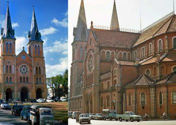 Nhà Thờ Đức Bà – Kiệt tác kiến trúc trăm năm của Sài Gòn qua loạt ảnh xưa hiếm