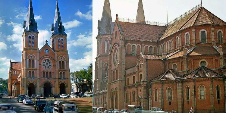 Nhà Thờ Đức Bà – Kiệt tác kiến trúc trăm năm của Sài Gòn qua loạt ảnh xưa hiếm