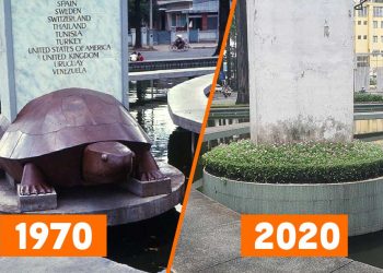 Hình ảnh Sài Gòn xưa và nay chụp cùng 1 vị trí: Hồ Con Rùa