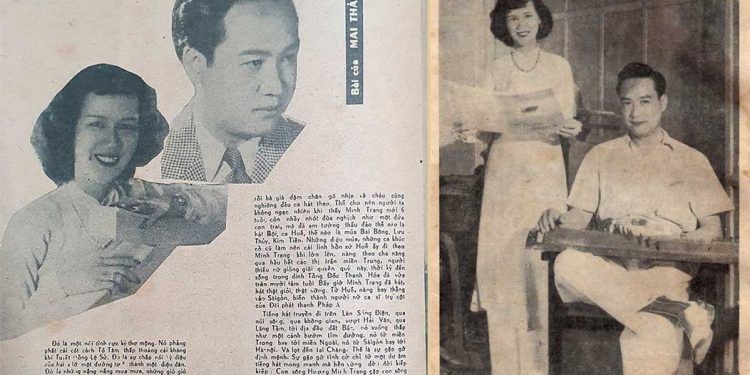 Chuyện tình “Trai tài – Gái tài sắc” Minh Trang và Dương Thiệu Tước trong bài báo 60 năm trước