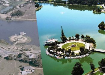 Bộ sưu tập hình ảnh nhà Thủy Tạ trên hồ Xuân Hương (Đà Lạt) qua nhiều thời kỳ