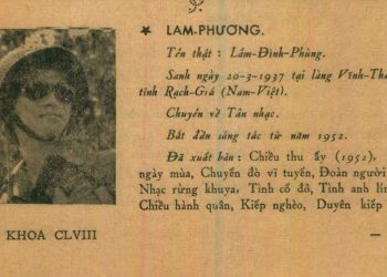 Quan điểm sáng tác của nhạc sĩ Lam Phương qua bài phỏng vấn hiếm hoi trước 1975