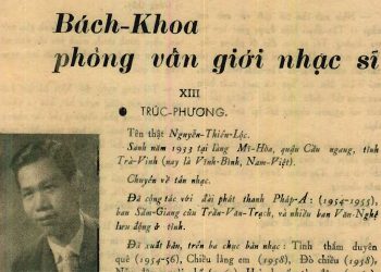 Chuyện hậu trường sáng tác và xuất bản nhạc thời 60 năm trước được nhạc sĩ Trúc Phương tiết lộ qua bài phỏng vấn năm 1963