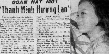 Trong chồng báo cũ: Tin tức về đoàn hát mới “Thanh Minh Hương Lan” trên báo năm 1972