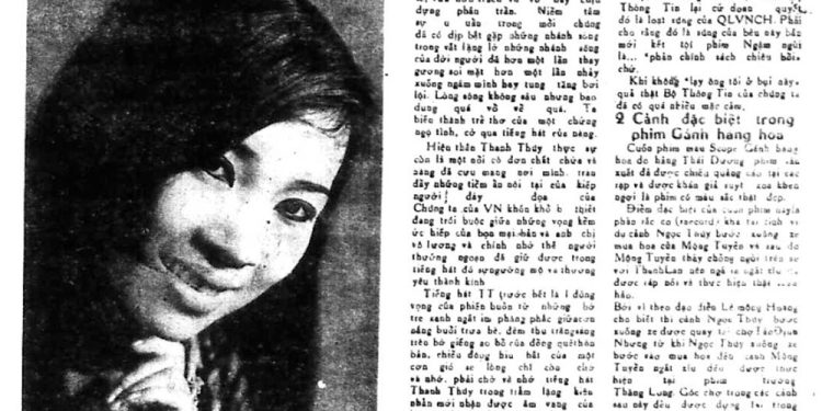 Trong chồng báo cũ: Thanh Thúy – Tiếng hát của định mệnh đối kháng trong thân phận Việt Nam