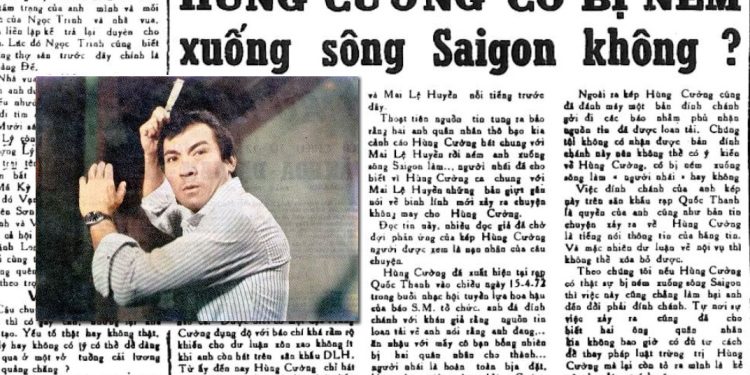 Nghệ sĩ Hùng Cường và những lần bị “tai tiếng” trên báo chí năm 1972: Bệnh vực con là Quang Bình, ẩu đả với học trò